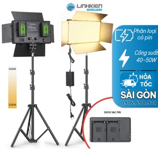 Đèn LED L600 L800 50W 3200k-5600k chuyên dụng chụp ảnh studio, lookbook, chân dung chuyên nghiệp
