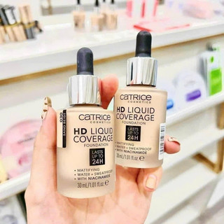 Kem Nền Che Phủ Kiềm Dầu 24H Catrice HD Liquid Coverage Foundation