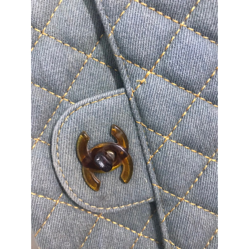 Túi denim classic size25 cm