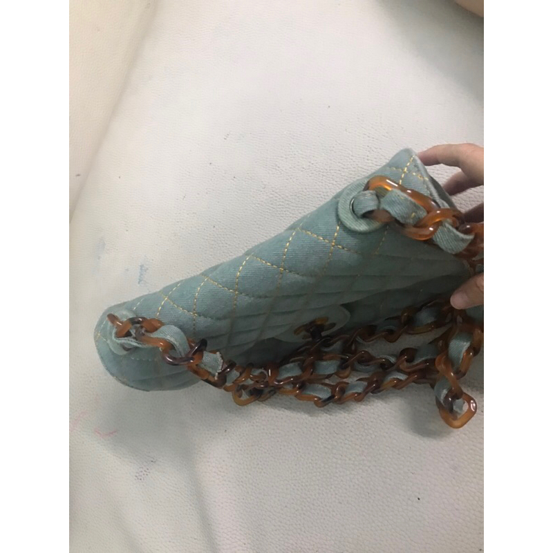 Túi denim classic size25 cm