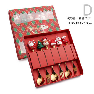 BỘ THÌA DĨA GIÁNG SINH[ Bộ thìa dĩa nox304 noel]