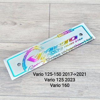 Bảng Tên Xe VARIO 2017->2021 VARIO 125 2023 VARIO 160 Titan CNC