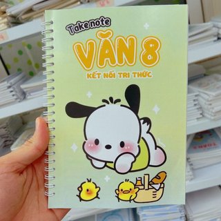 Sổ tay lò xo Takenote Văn 8
