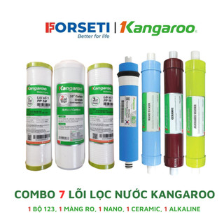 Trọn bộ 7 lõi lọc nước Kangaroo chính hãng dùng cho máy lọc nước Kangaroo KG09