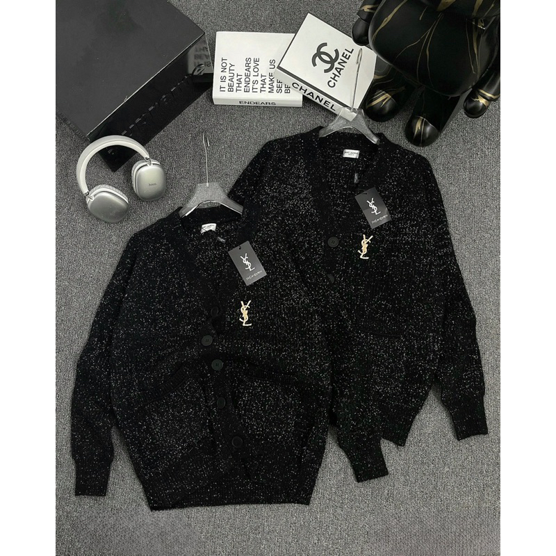 Áo Khoác Cadigan Nhũ QC