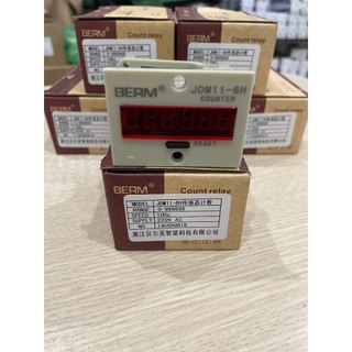 Bộ đếm xung 6 số jdm11-6h berm - 220v jdm11