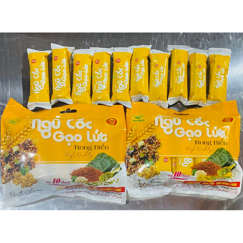 Thanh Gạo Lứt Chà Bông Thơm Ngon Túi Đẹp