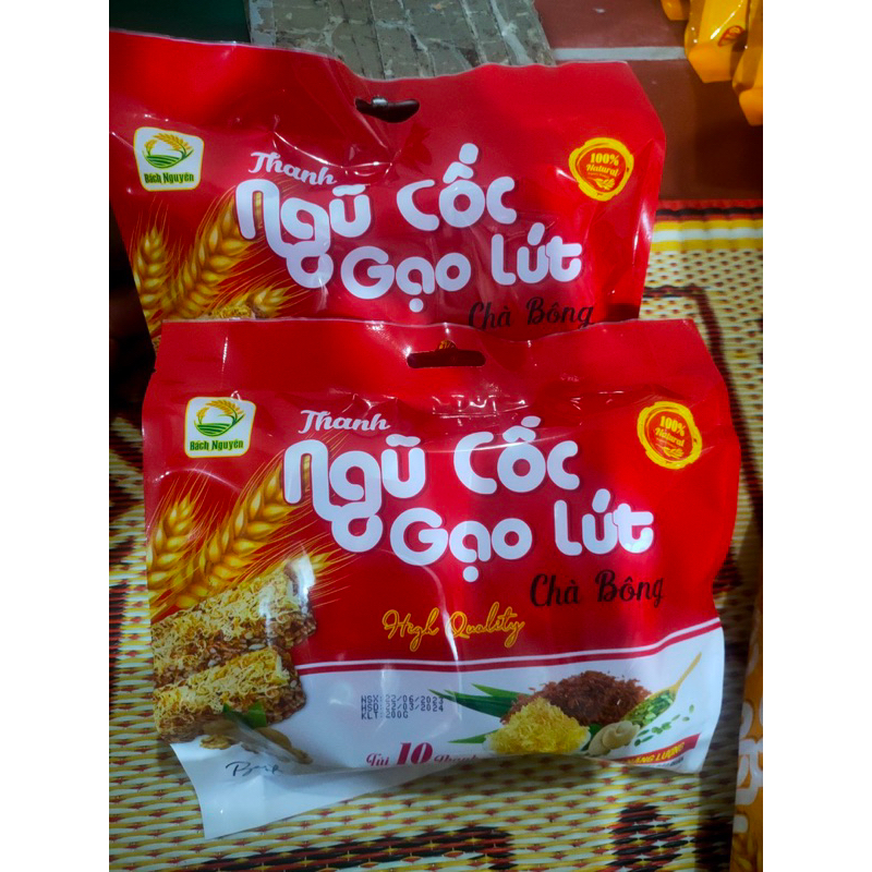 Thanh Gạo Lứt Chà Bông Thơm Ngon Túi Đẹp