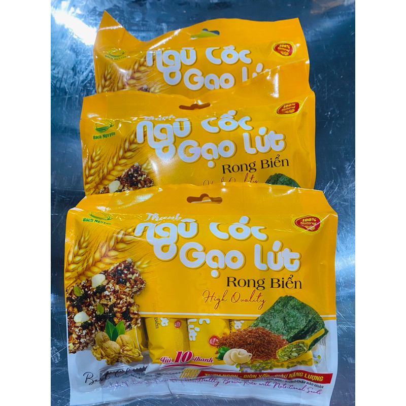 Thanh Gạo Lứt Chà Bông Thơm Ngon Túi Đẹp