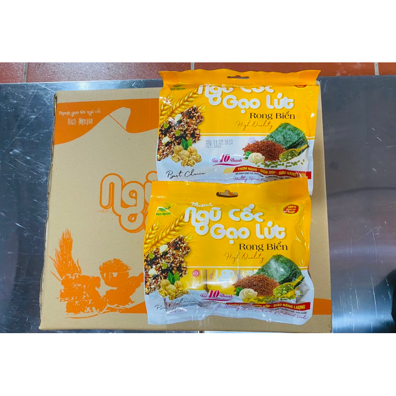 Thanh Gạo Lứt Chà Bông Thơm Ngon Túi Đẹp