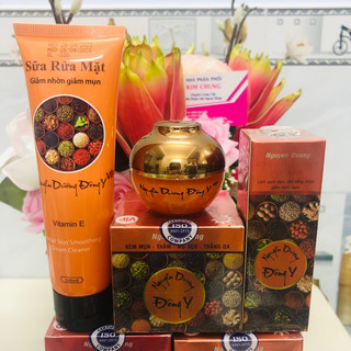 Combo kem MỤN Đông Y (3 món: Sữa rửa mặt, serum, kem dưỡng)