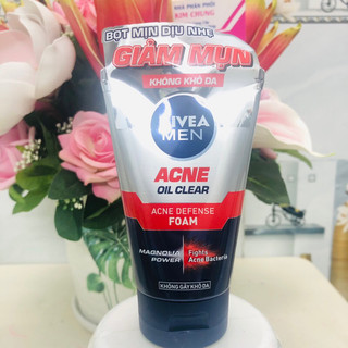 [Tuýp 100g] Sữa rửa mặt NIVEA MEN (Sáng da, sạch nhờn, giảm mụn)