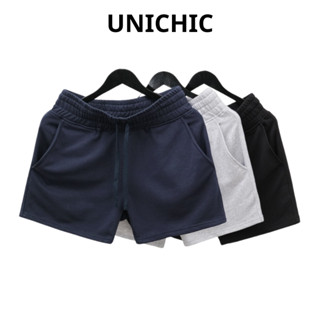 Quần Lửng Nam Màu Xám,Đen, Trắng, Đen, Xanh Đen Quần Short Nam Tập Gym, Chạy Bộ QDTB700 Unichic