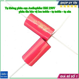Tụ phân tần loa treble 2,2mf ,3,3mf -tụ cản loa trung 6.8mf,10mf giá 1 tụ)