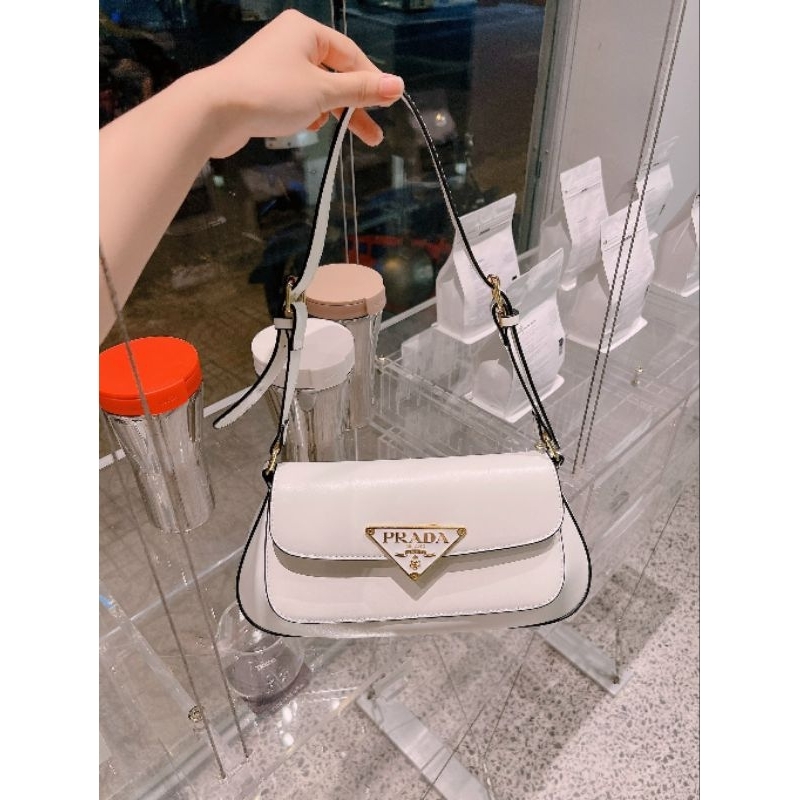 Túi kẹp nách #prada mẫu mới nhất có hộp xịn sò 22cm