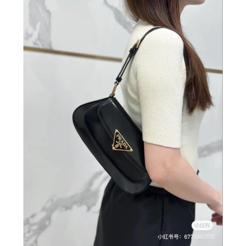 Túi kẹp nách #prada mẫu mới nhất có hộp xịn sò 22cm