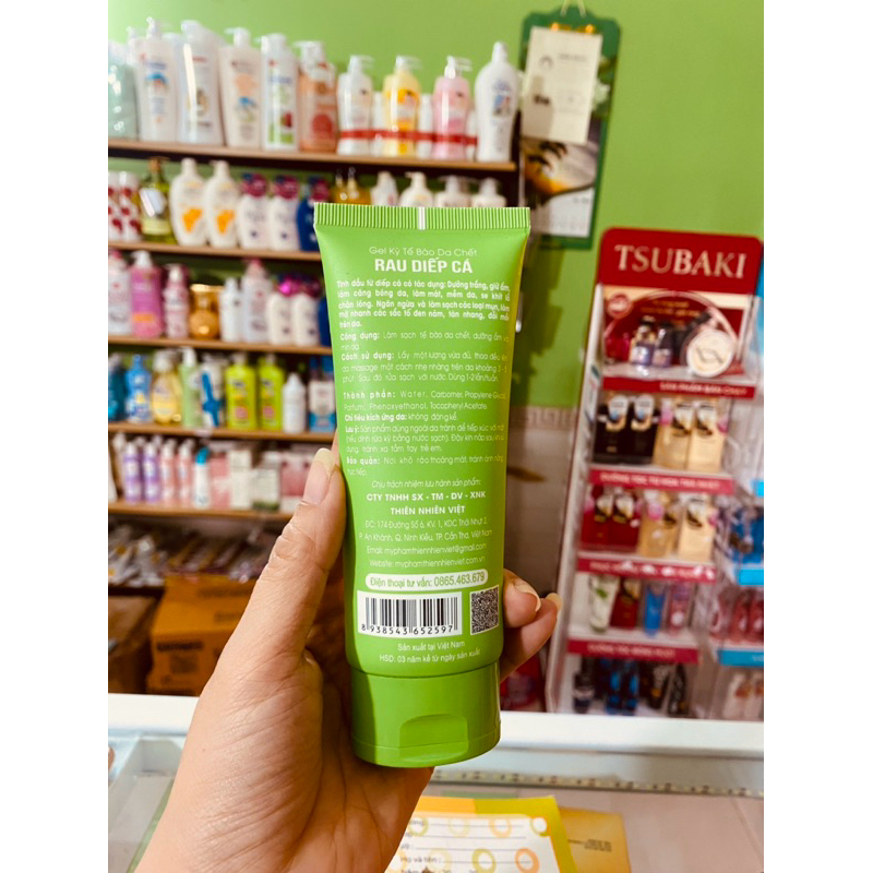 Tẩy Tế Bào da mặt thiên nhiên Rau Diếp Cá