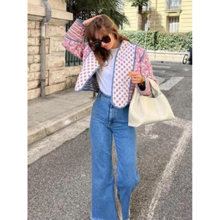  áo khoác Zara made in Morocco trần bông mặc 2 mặt đều xinh xắn - Luumooc nữ 