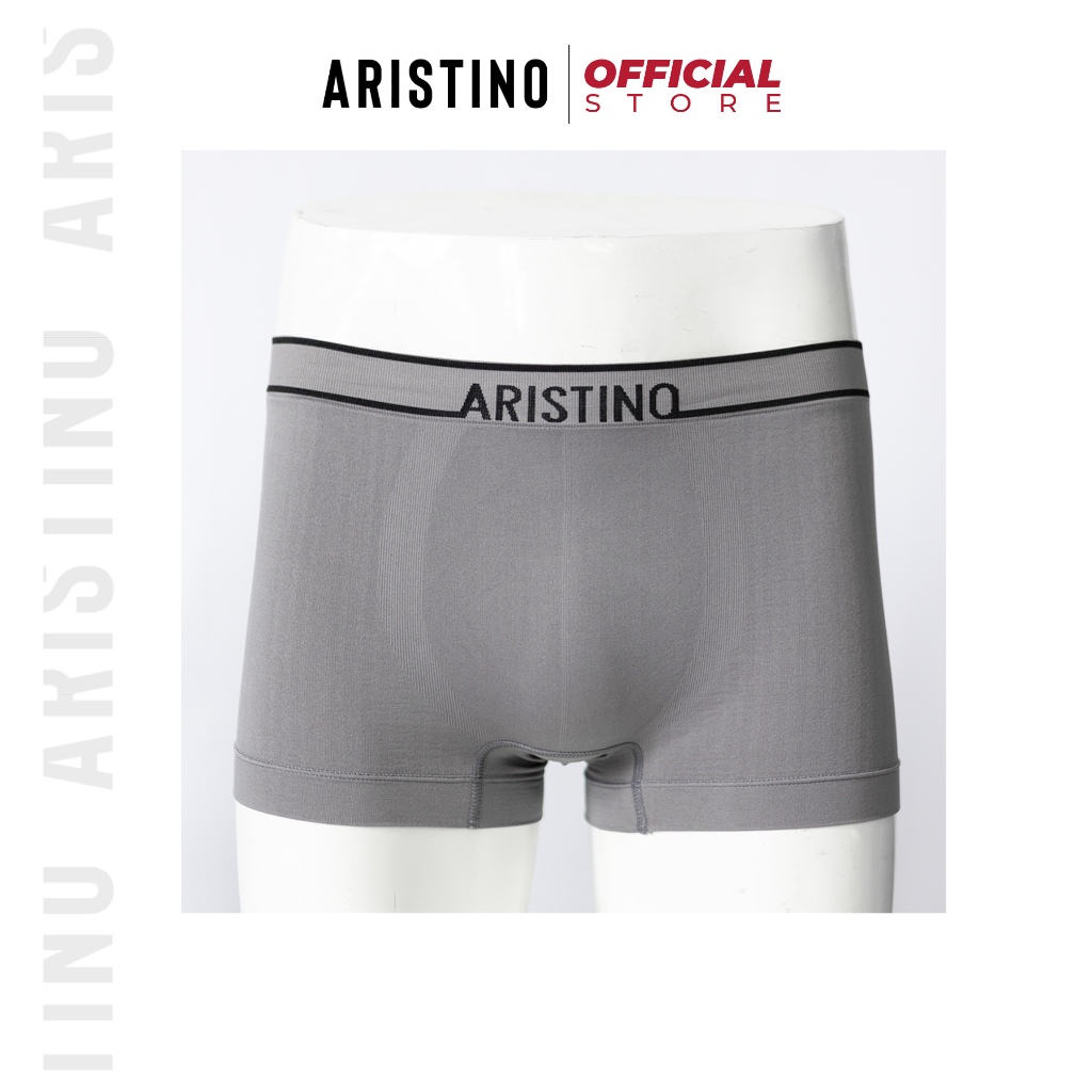 Quần sịp lót đùi nam ARISTINO boxer ABX08103 cottonpolyami kháng khuẩn co giãn thoáng mát dệt liền cao cấp thấm hút tốt