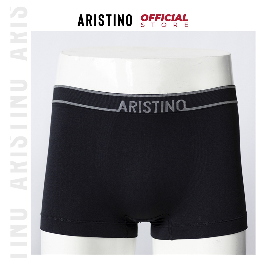 Quần sịp lót đùi nam ARISTINO boxer ABX08103 cottonpolyami kháng khuẩn co giãn thoáng mát dệt liền cao cấp thấm hút tốt