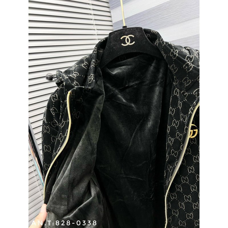 Áo khoác Bomber nam G.G chất vải nhung tăm lót lông cao cấp mẫu mũ liền hàng QC loại 1