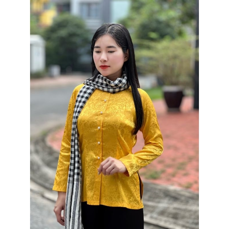 Khăn rằn Nam Bộ caro đen trắng 1m7x60