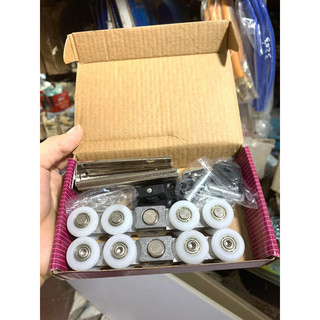 Bánh xe treo con trượt cửa lùa, bi 8 bánh