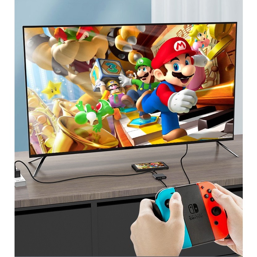 Hub  Type-c sang HDMI, VGA,  USB 3.0  Lenovo thinkplus