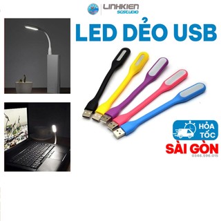 🔥 GIÁ SỈ 🔥 Đèn LED DẺO Mini Cổng USB siêu sáng gắn Máy Tính Điện Thoại- Đèn USB Nhiều Màu