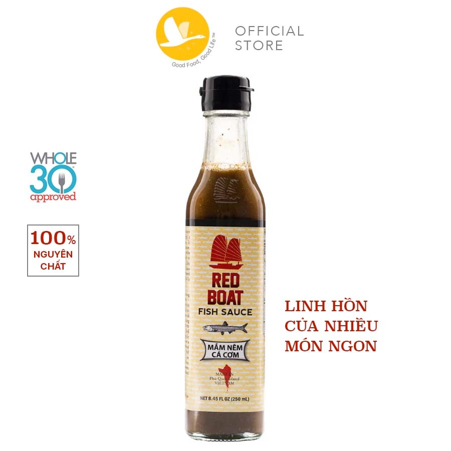 RED BOAT: MẮM NÊM CÁ CƠM HẢO HẠNG (Đặc sản Phú Quốc) - Chai 250ml