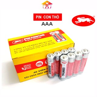 Pin  đũa AAA Con Thỏ  Chính Hãng Pin điều khiển  Chất Lượng Cao Hộp 40 viên