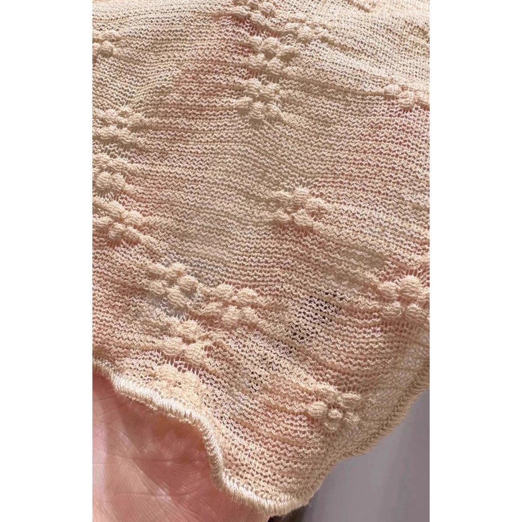 Áo cardigan nữ lưới tay dài hoa nổi , áo carigan trơn xịn co dãn nhiều dễ mix đồ - A88, A66