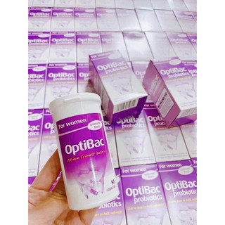 Men vi sinh Optibac tím cho phụ nữ 90 viên