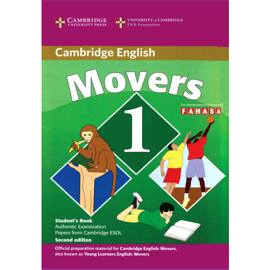 Cambridge Movers 2017 Màu đẹp tặng file nghe