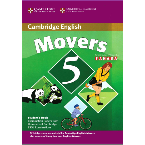 Cambridge Movers 2017 Màu đẹp tặng file nghe