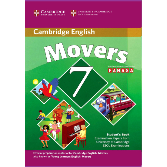 Cambridge Movers 2017 Màu đẹp tặng file nghe