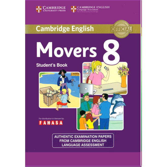 Cambridge Movers 2017 Màu đẹp tặng file nghe
