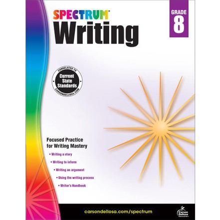 SPECTRUM WRITING GRADE K >>> GRADE 8 In màu đẹp