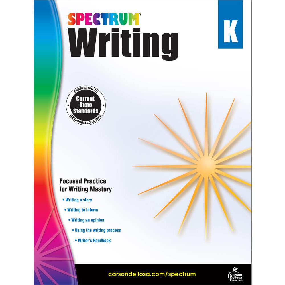 SPECTRUM WRITING GRADE K >>> GRADE 8 In màu đẹp