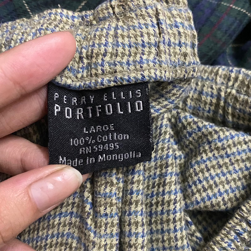 Quần FLANNEL 2hand Tuyển Chọn Kẻ Caro, Hình