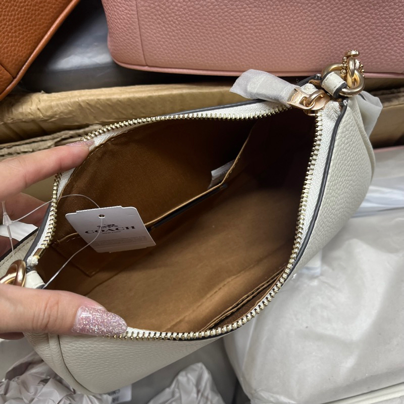 Túi coach dáng thuyền hoạ tiết