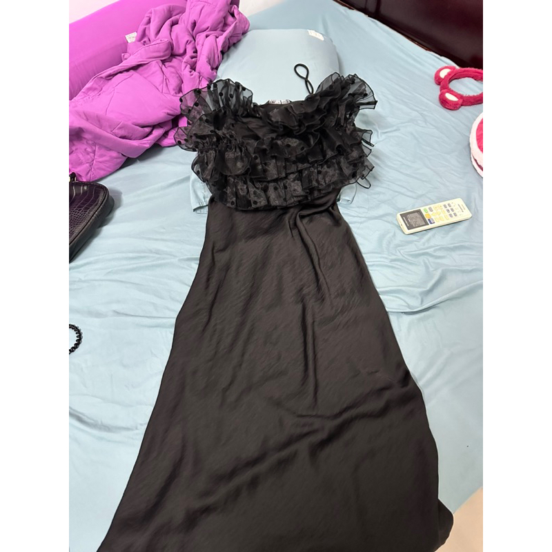 Maxi lụa Zara newtag sz S