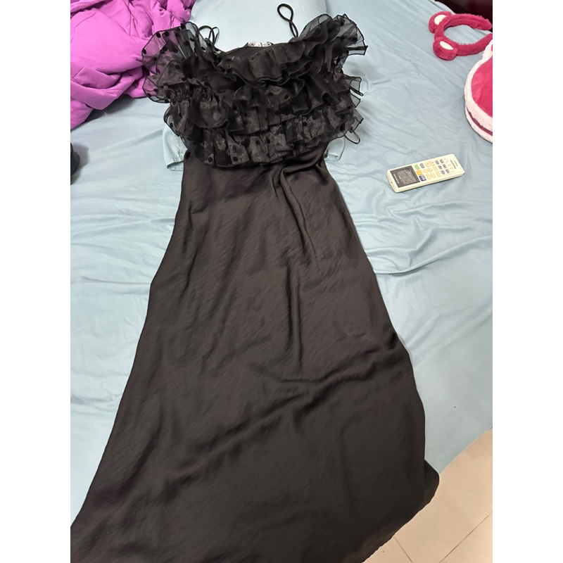 Maxi lụa Zara newtag sz S