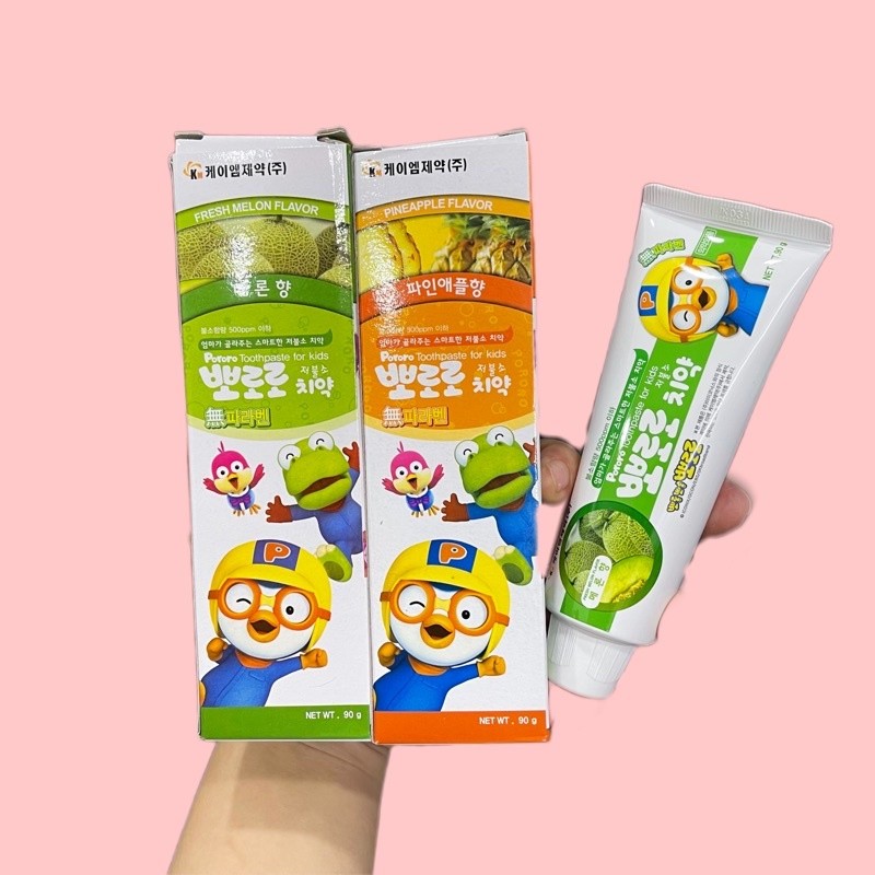 Kem đánh răng pororo Hàn Quốc