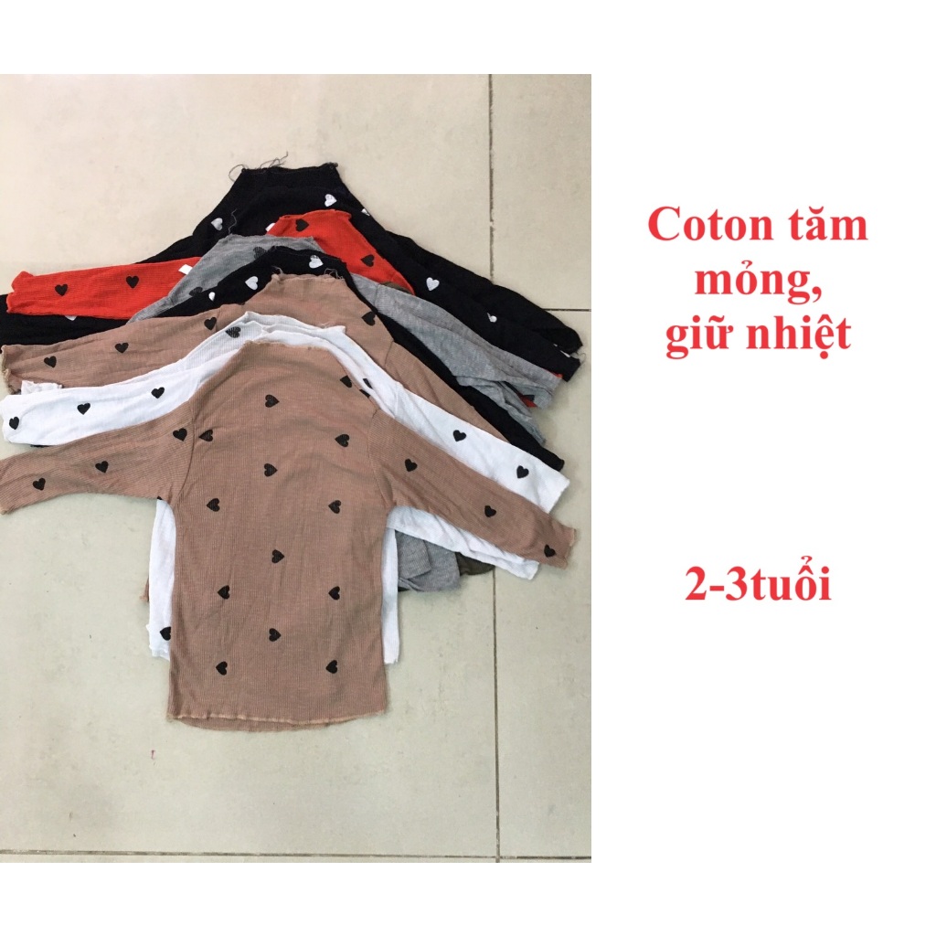 Áo lẻ bé gái dài tay các mẫu thanh lý rẻ