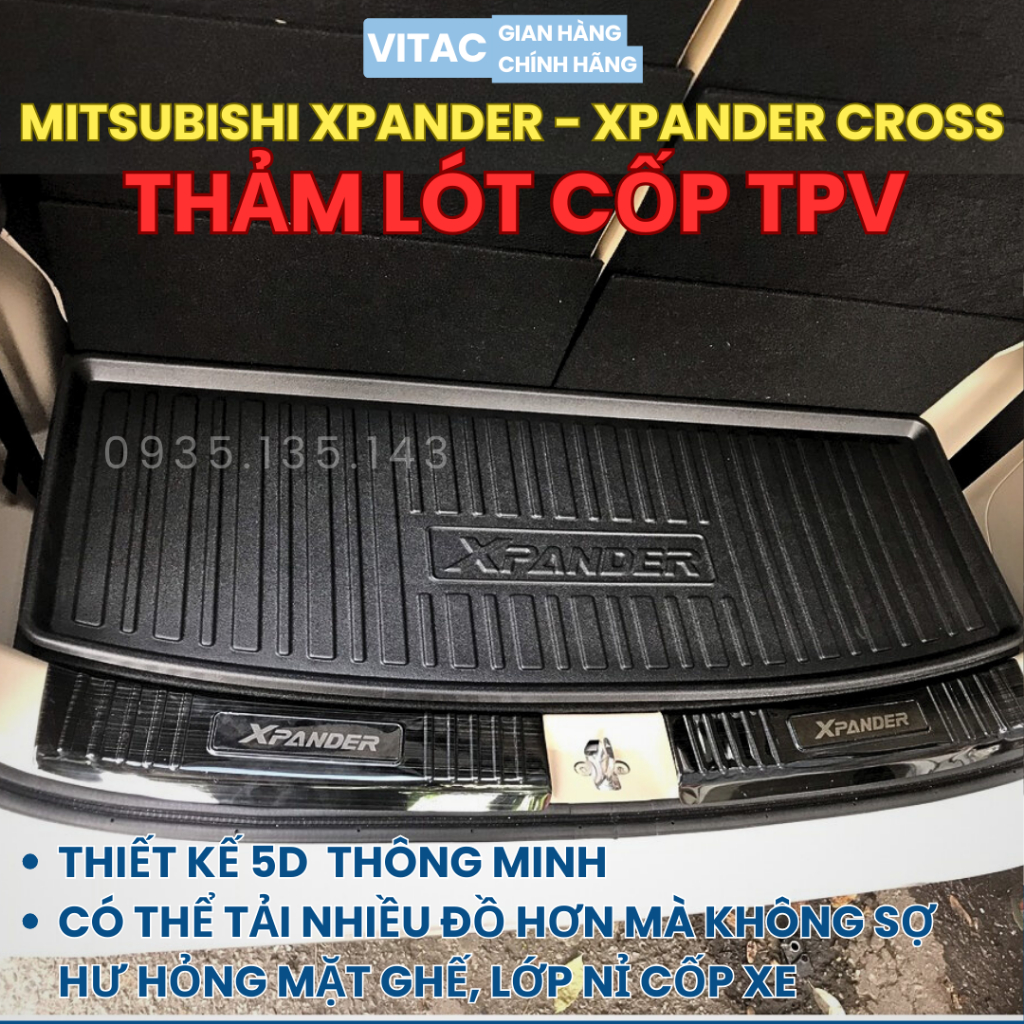 Thảm lót cốp Xpander - Xpander cross 2018-2023