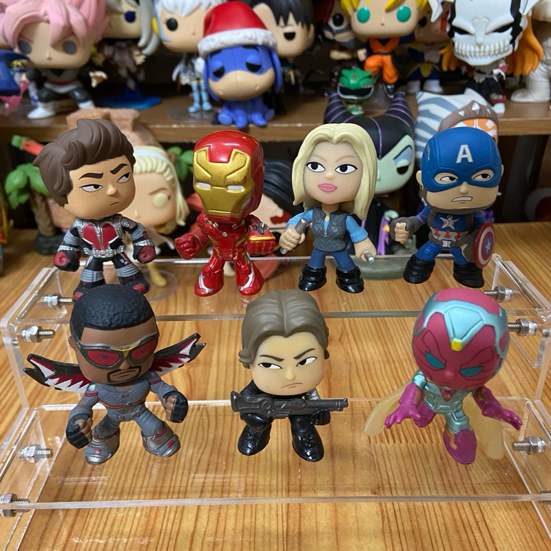 Mô hình Funko Marvel Mystery - Civil War / Iron / Cap / Vision / Falcon