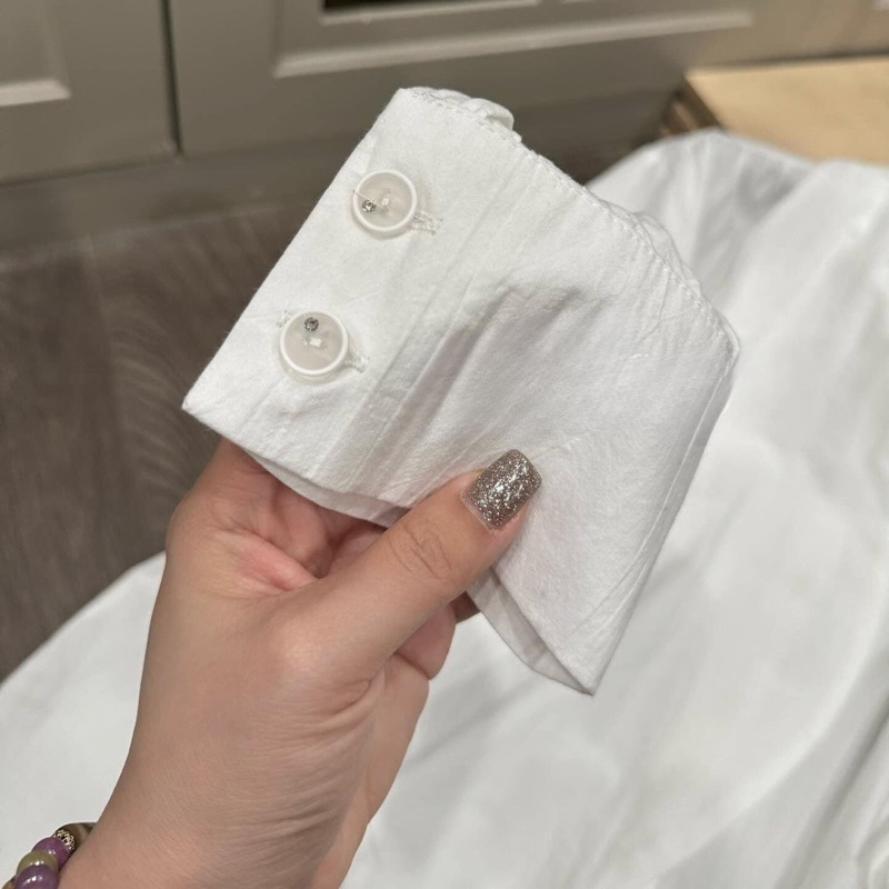 Áo Sơ Mi Di.or Nhăn Dáng Babydoll Hàng QC