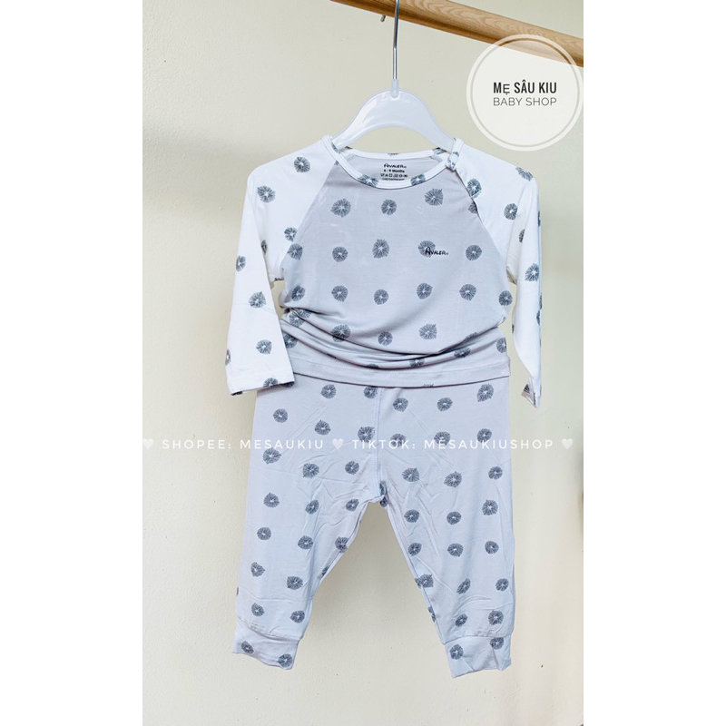 Bộ Avaler cài vai dài tay sợi tre cao cấp