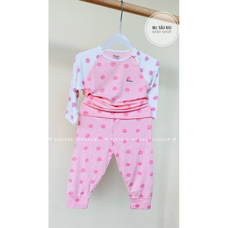 Bộ Avaler cài vai dài tay sợi tre cao cấp